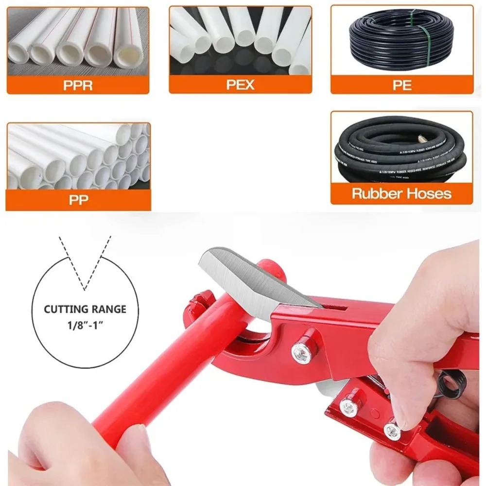 PU/PP/PE/PPR 호스 절단 수공구 PVC 파이프 - Pipe Cutter Ratchet 리뷰 및 가격