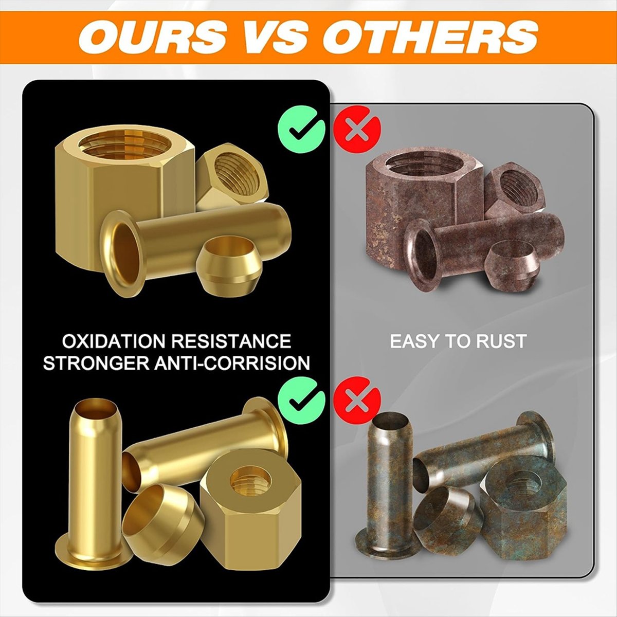 AT16 180PCS 압축 피팅 모음 키트-(1/4인치 - Compression Fitting Brass 리뷰 및 가격