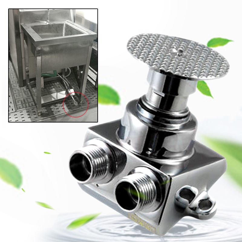 구리 바닥 풋 페달 밸브 제어 스위치 탭 밸브 수도꼭지 - Basin Mixer Cartridge 리뷰 및 가격