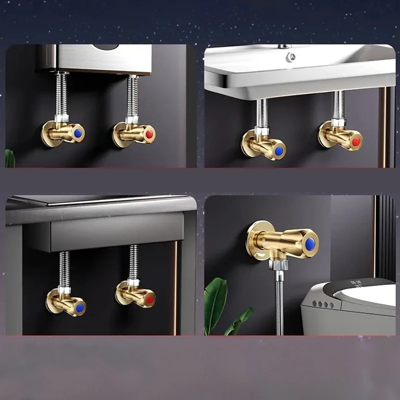 황동 고유량 앵글 밸브 온수 냉수 삼각 밸브 두꺼운 누 - Toilet Fill Valve 리뷰 및 가격