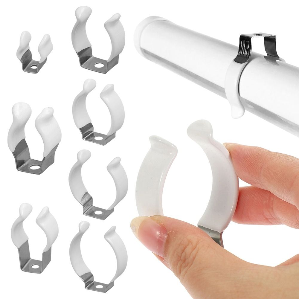 5Pcs 고정 클립 고무 보호 클램프 홀더가있는 스프링 - Drain Pipe Clip 리뷰 및 가격
